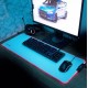 RGB Mouse Pad Gaming LED Large Soft Cloth 4 USB Port Mat - 40x90cm