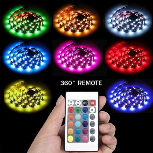 RGB SMD 5050 LED Strip Lights - 3meter