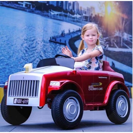 Rolls Royce Ride On Kids Electric Car - Red