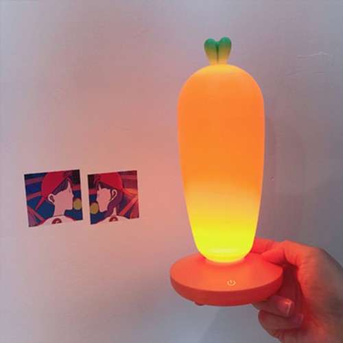 Radish Night Light Dimming USB Rechargeable Desk Lamp