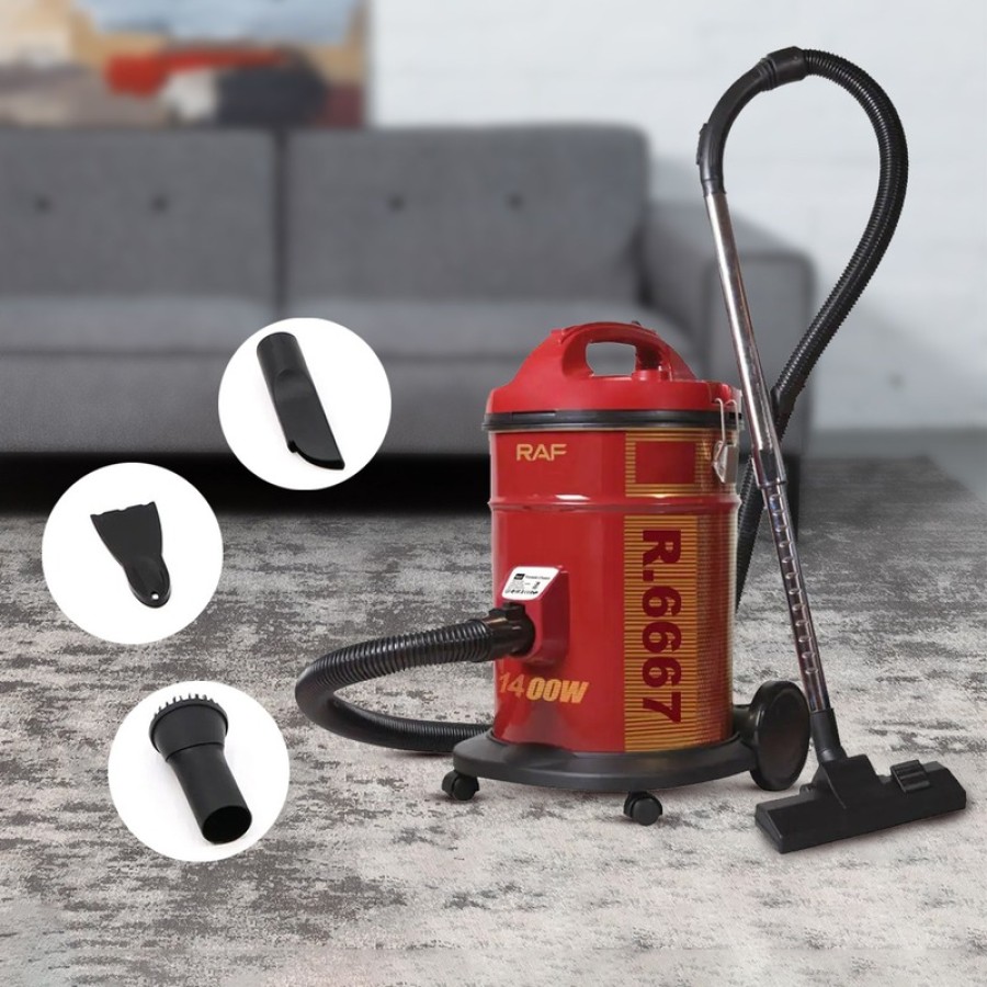 Raf Wet and Dry Canister Vacuum Cleaner 1400W