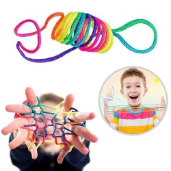 Rainbow Rope Finger Thread Rainbow Rope Finger Thread