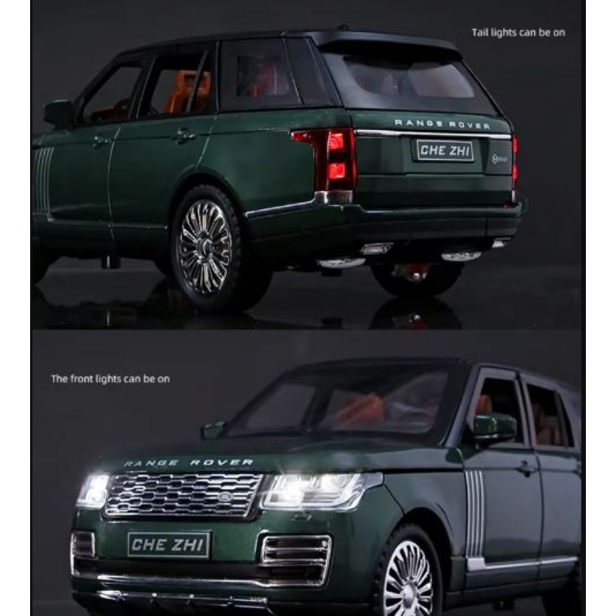 Land Rover 1:24 Diecast RC Car with Music & Light - Green
