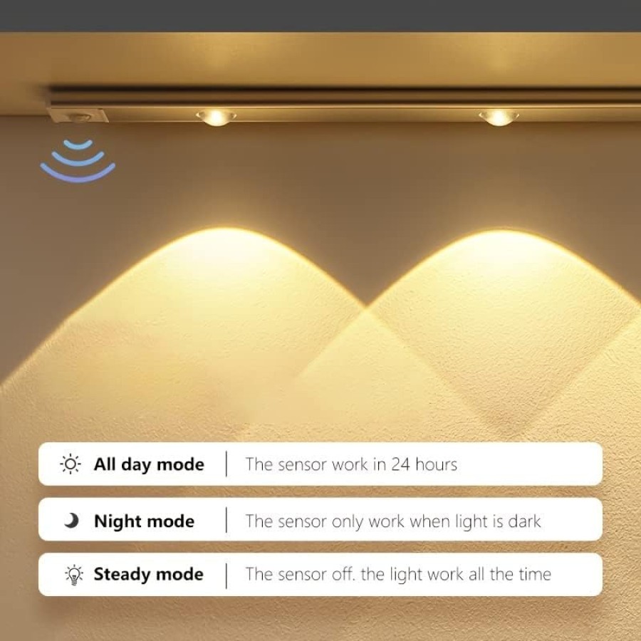 Rechargeable Smart Led Cabinet Closet Motion Sensor Light- 100cm