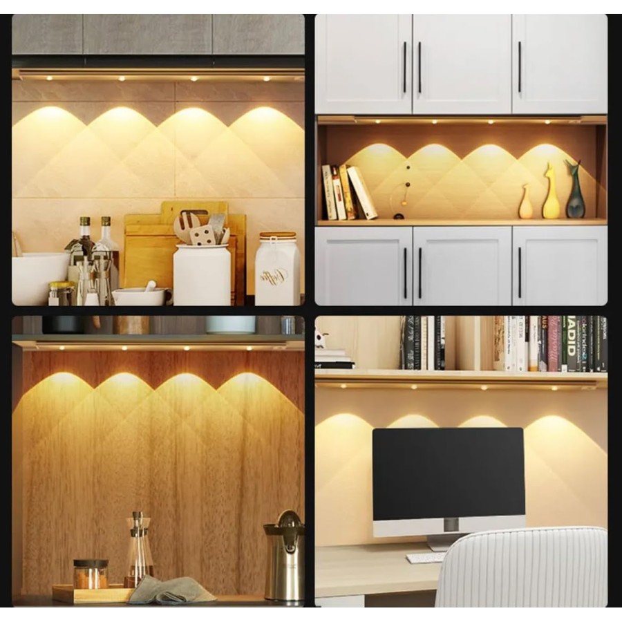 Rechargeable Smart Led Cabinet Closet Motion Sensor Light- 80cm