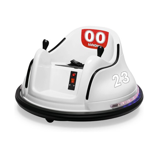 Ride On Kids Bumper Car - White