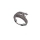 Jewellery Infinity 3Pcs Set Daimond Silver Tone RIng
