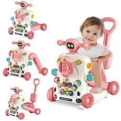 6 in 1 Activity Baby Walker Robbie (13485) - Pink 6 in 1 Activity Baby Walker Robbie (13485) - Pink