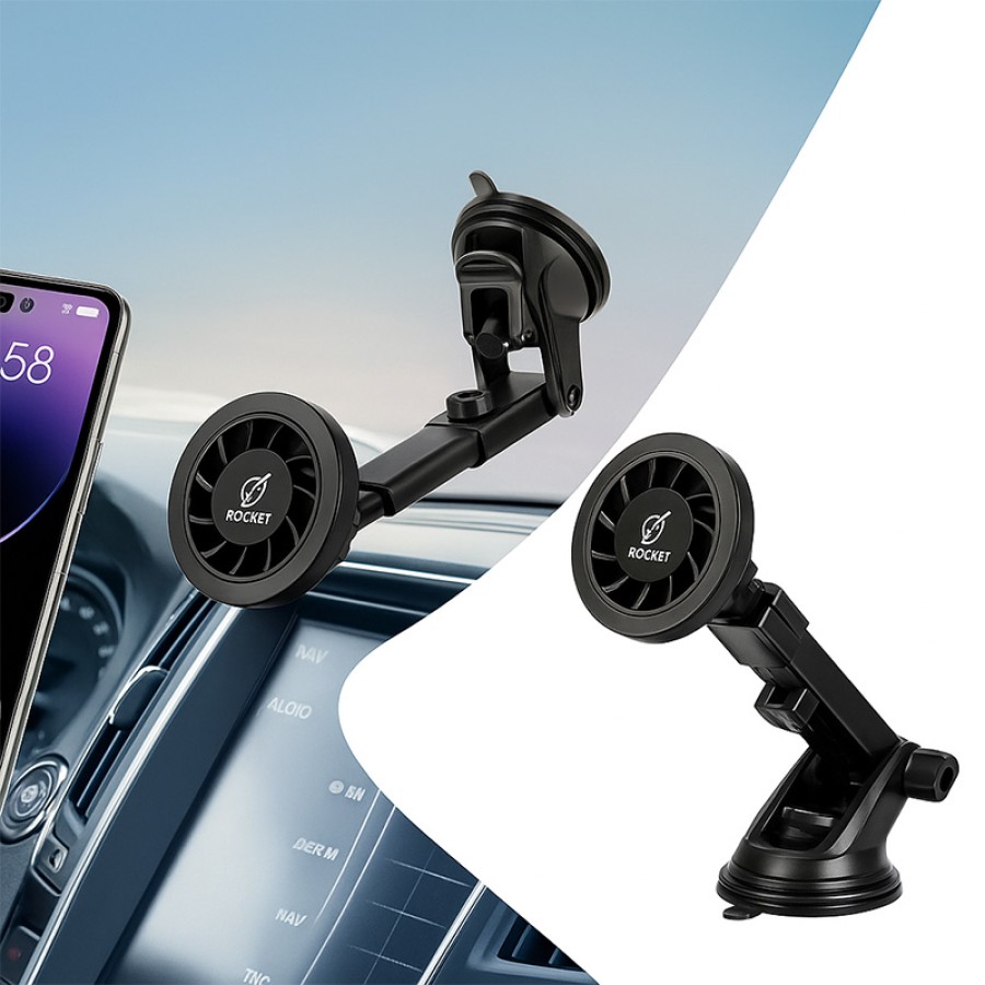 Rocket C39 Magnetic Car Dashboard Phone Holder Suction Rocket C39 Magnetic Car Dashboard Phone Holder Suction