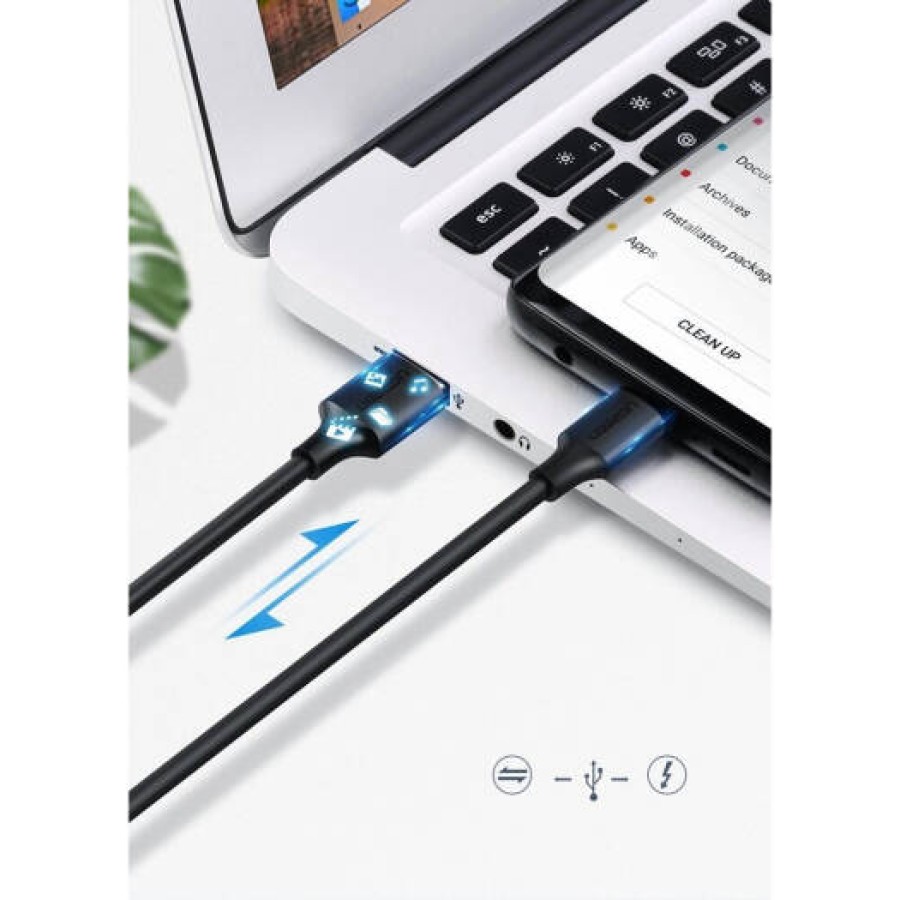 Rocket Data Type C to USB A Cable -2m