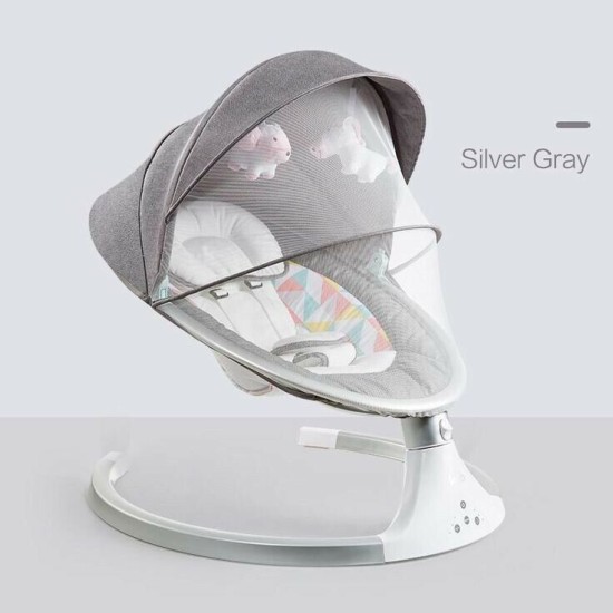 Baby Swing Electric Rocking Chair - Gray