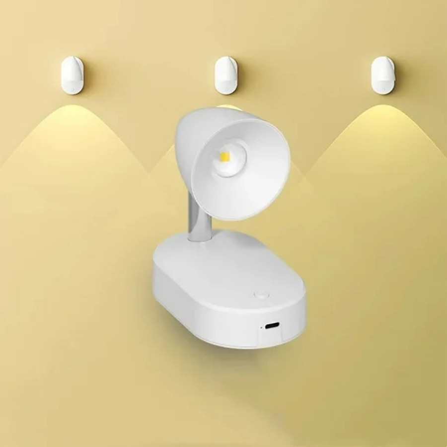 Rotatable Wall-Mounted Desk Lamp with Remote Control