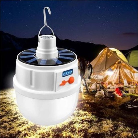 Solar & Rechargeable Hanging lantern Led Camping Light Bulb