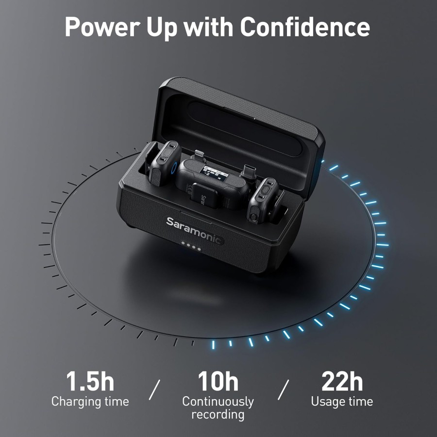 SARAMONIC BLINK500B2+ 4-IN-1 WIRELESS MICROPHONE SYSTEM