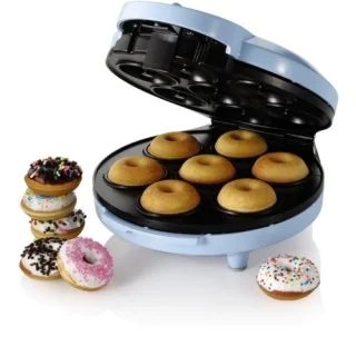 Mini Doughnut Maker Mini Cake Donut Machine Double-sided Heating