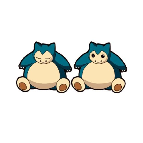 4D STICKER POKEMON SNORLAX