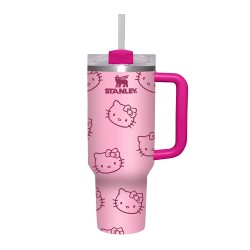 Stanley Quencher H2.0 Flow State Tumbler 40 Oz - Pink Hello Kitty Edition Stanley Quencher H2.0 Flow State Tumbler 40 Oz - Pink Hello Kitty Edition