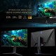 Sades 27", 2K QHD, HDMI 2.1,180Hz, 0.3ms, Flat Gaming Monitor - FROG - Black