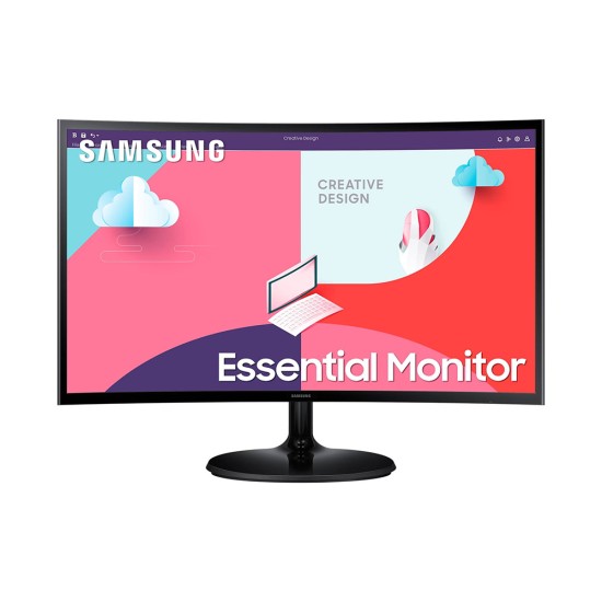 Samsung LS24C360EAMXUE 1800R Curved - 24.0" FHD / 4ms / HDMI / D-Sub / Black - Monitor