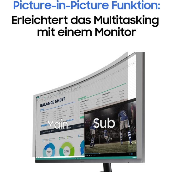 Samsung WQHD Monitor S6U 27 Inch