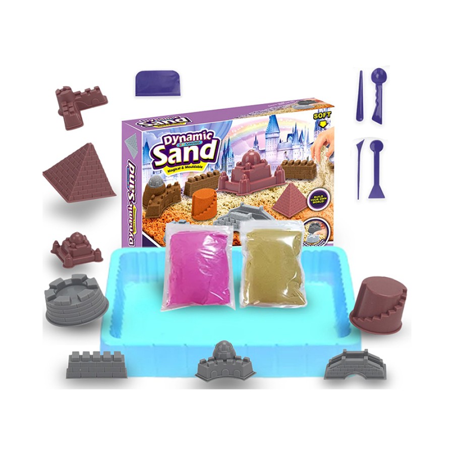 Sand Tool Set - DIY Magic Dynamic 500g Sand