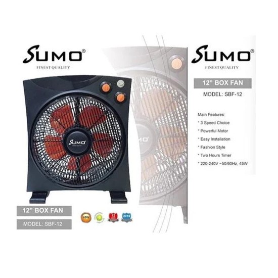 Sumo Box Fan 30cm (Summer Fan)