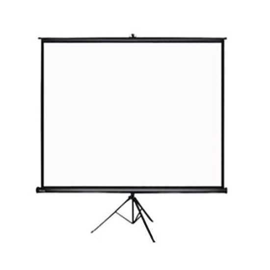 Portable Projector Screen 100 inch, 4:3 Indoor/Outdoor Movies Screen, Supports Double-Sided Projection