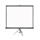 Portable Projector Screen 100 inch, 4:3 Indoor/Outdoor Movies Screen, Supports Double-Sided Projection