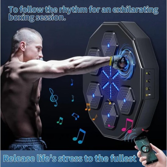 Smart Wall Boxing Machine with Gloves