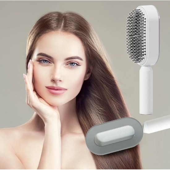  Air Cushion Comb Self Cleaning Hair Brush
