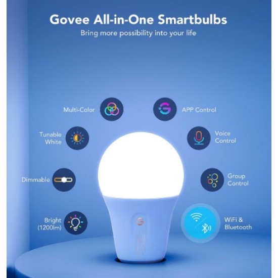 Govee Smart Wi-fi & BT Light Bulb