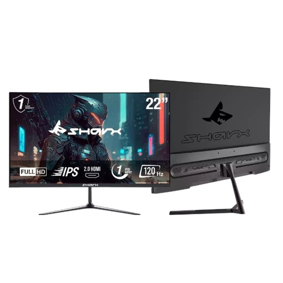 Sharx JAWS 22F120I Gaming Monitor | 22inch | FHD |120 Hz | IPS | 1 ms