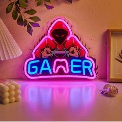 GAMER Neon Sign LED Neon Lights For Decor GAMER Neon Sign LED Neon Lights For Decor