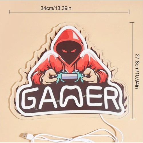 GAMER Neon Sign LED Neon Lights For Decor