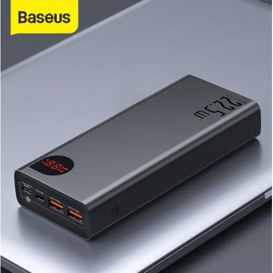 Baseus Power Bank Adaman 22.5w 20000Mah Metal Digital Display Quick Charge Power Bank