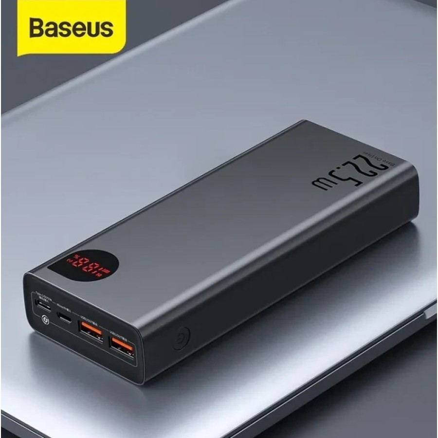 Baseus Power Bank Adaman 22.5w 20000Mah Metal Digital Display Quick Charge Power Bank