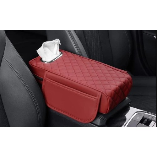 Car armrest with storage places - Black