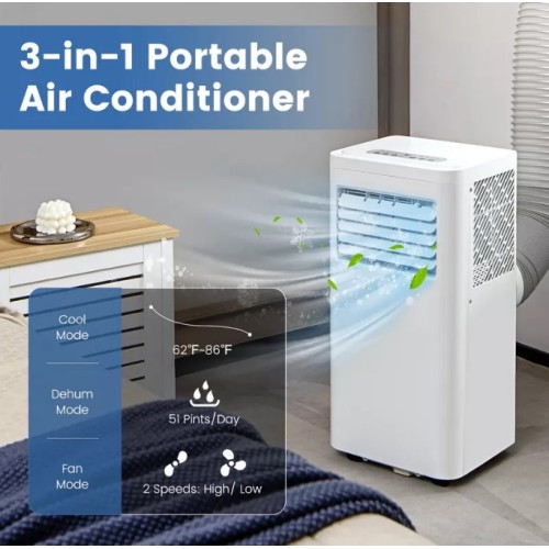 1Ton BTU Portable Air Condition Remote / App Control