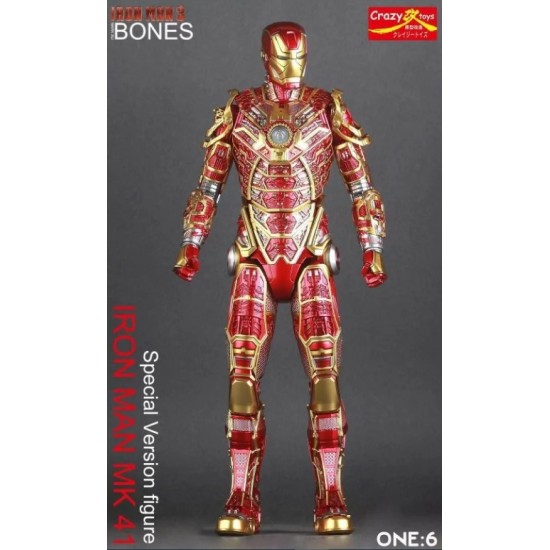 Marvel The Avengers IRON MAN 3 BONE MK 41 Static Figure RD