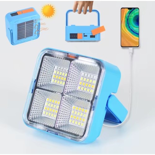 Solar + Rechargable Camping Flood Light