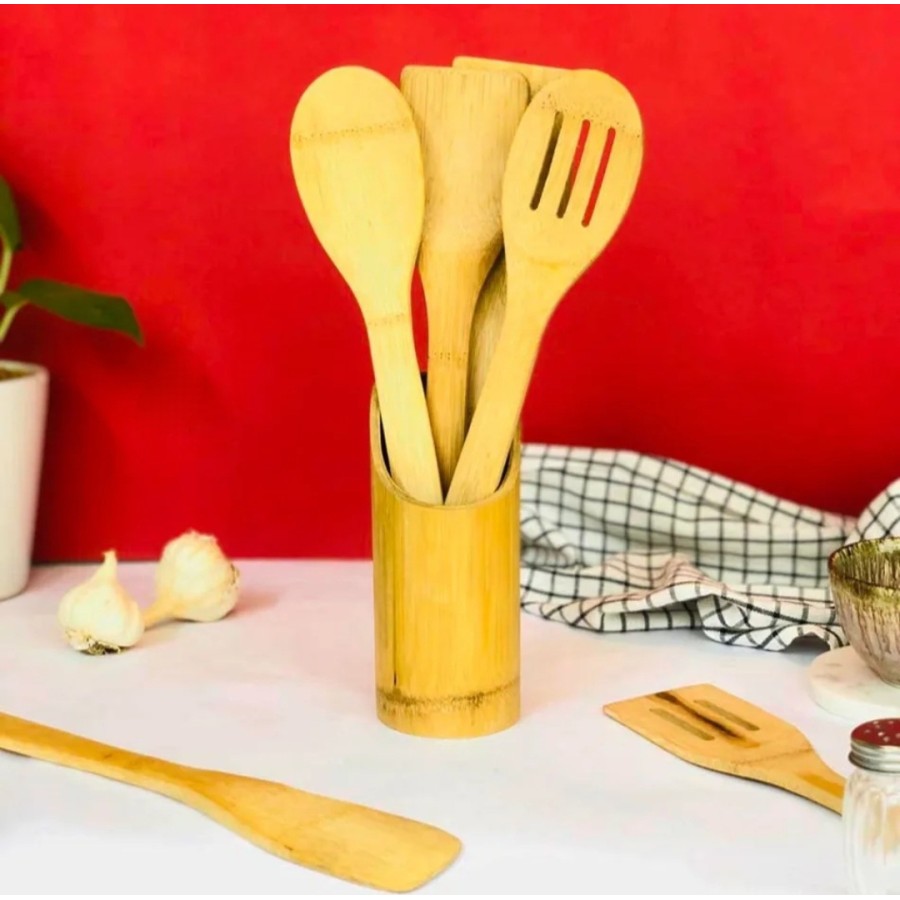 Home Bamboo Kitchen Set of 5pcs