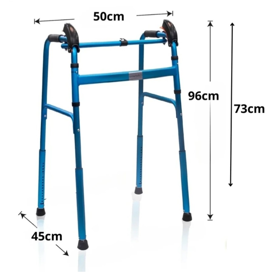 Adjustable and Foldable Walker for Patients and Elderly