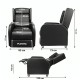 PLAYERS RANGER X FAUX LEATHER GAMING SEAT RECLINER ARMCHAIR SOFA - BLACK