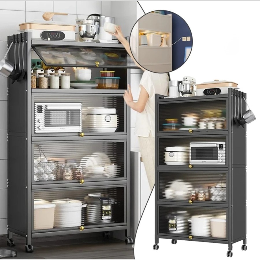 5 Layers kitchen Organizer Storage Cabinet