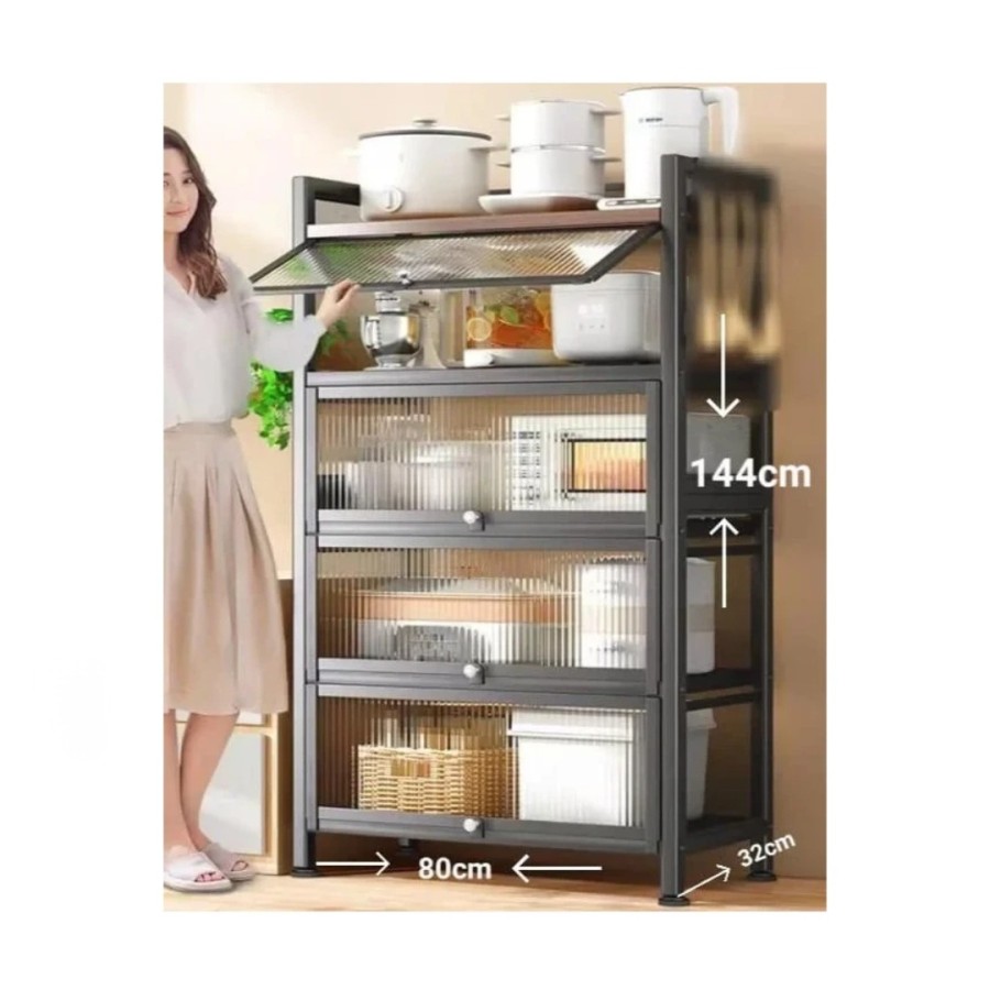 5 Layers kitchen Organizer Storage Cabinet