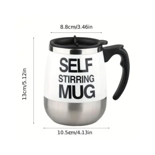 400ml Self Stirring Mug Double Click Control Auto Magnetic Mug