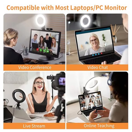 Portable Selfie Ring Light - 16cm