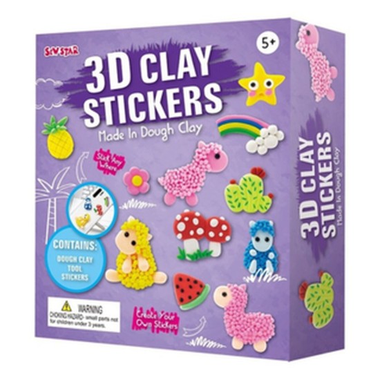 Sew Star Make Your Own 3D Clay Stickers