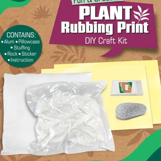 Sew Star Plant Rubbing Print Diy Craft Kit - Pillow