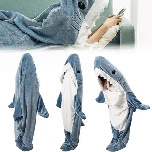 Cartoon Shark Blanket Costume